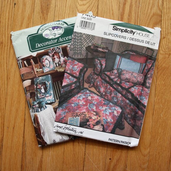 Vintage Simplicity Home Decorating Patterns - Picture 1 of 9